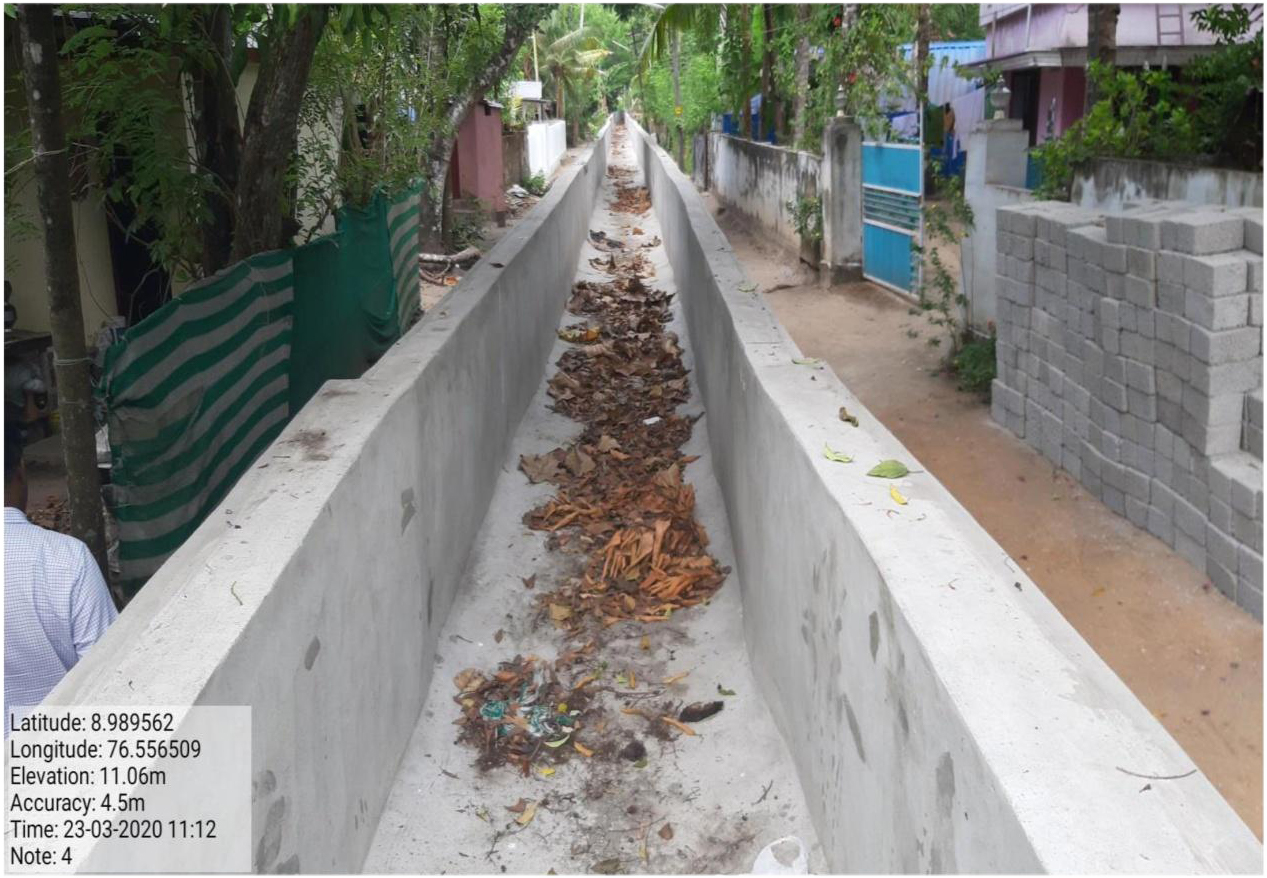 SDRF -KIP (LB) Sub Dn.13,Kollam -Rectification of Kovilthottam distributory at ch up to 3155m
